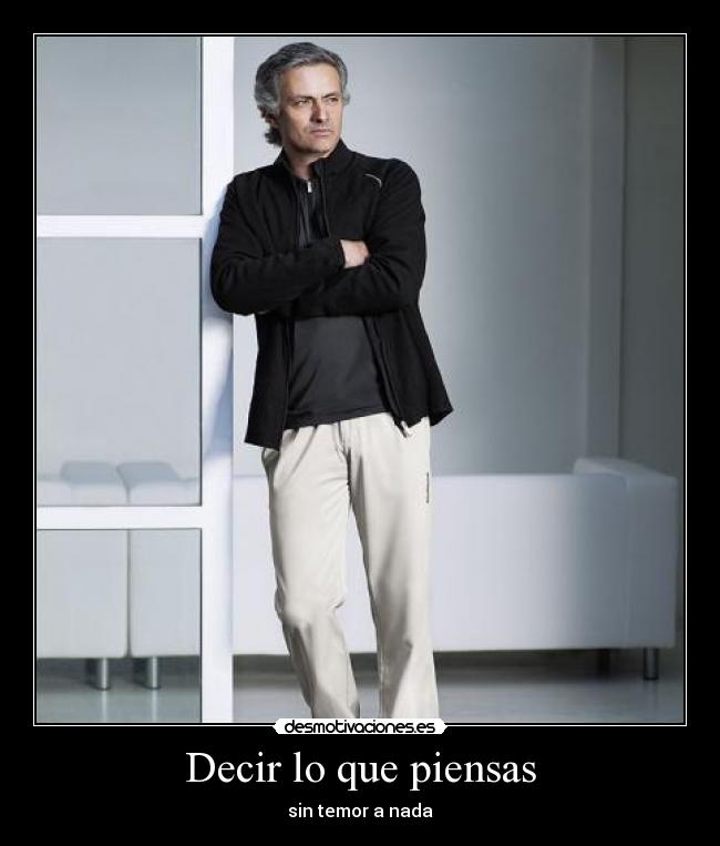 Decir lo que piensas - 