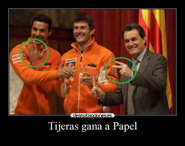 Tijeras gana a Papel -