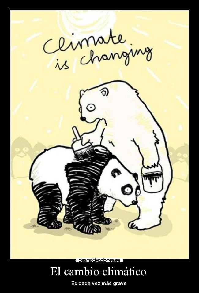 El cambio climático -
