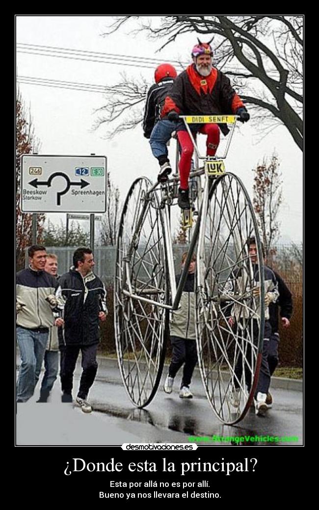 ¿Donde esta la principal? - 