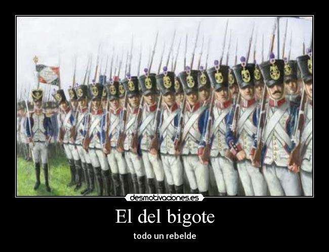 carteles bigote rebelde ejercito desmotivaciones