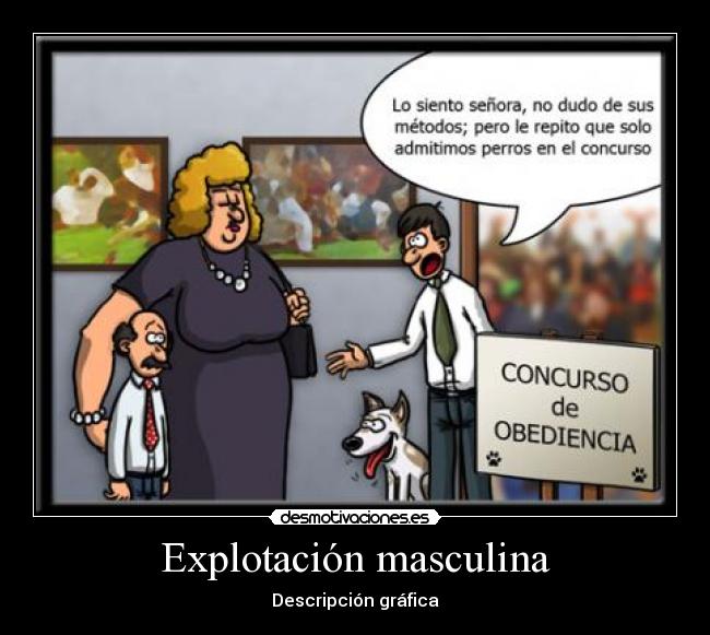Explotación masculina - Descripción gráfica