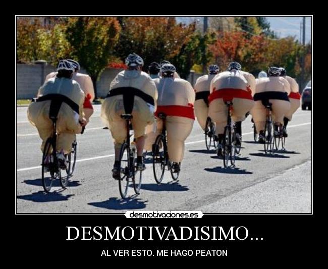DESMOTIVADISIMO... - AL VER ESTO. ME HAGO PEATON