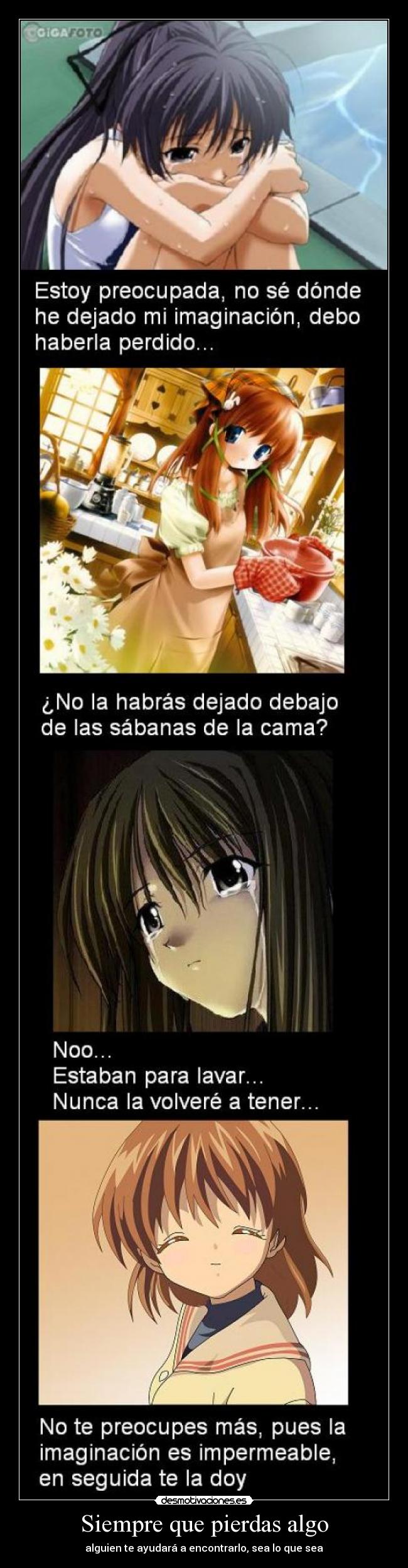 Siempre que pierdas algo - 