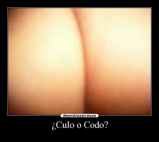 ¿Culo o Codo? - 