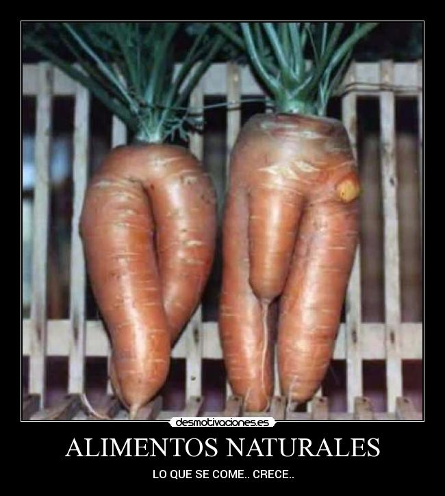 ALIMENTOS NATURALES - LO QUE SE COME.. CRECE..
