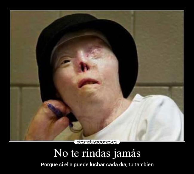No te rindas jamás -