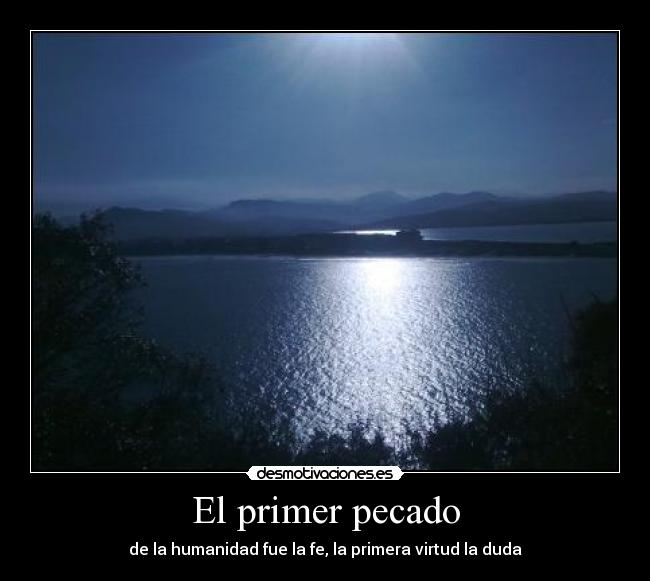 El primer pecado - 
