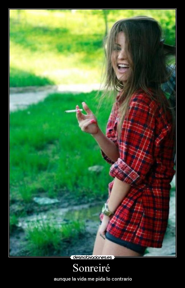 Sonreiré -