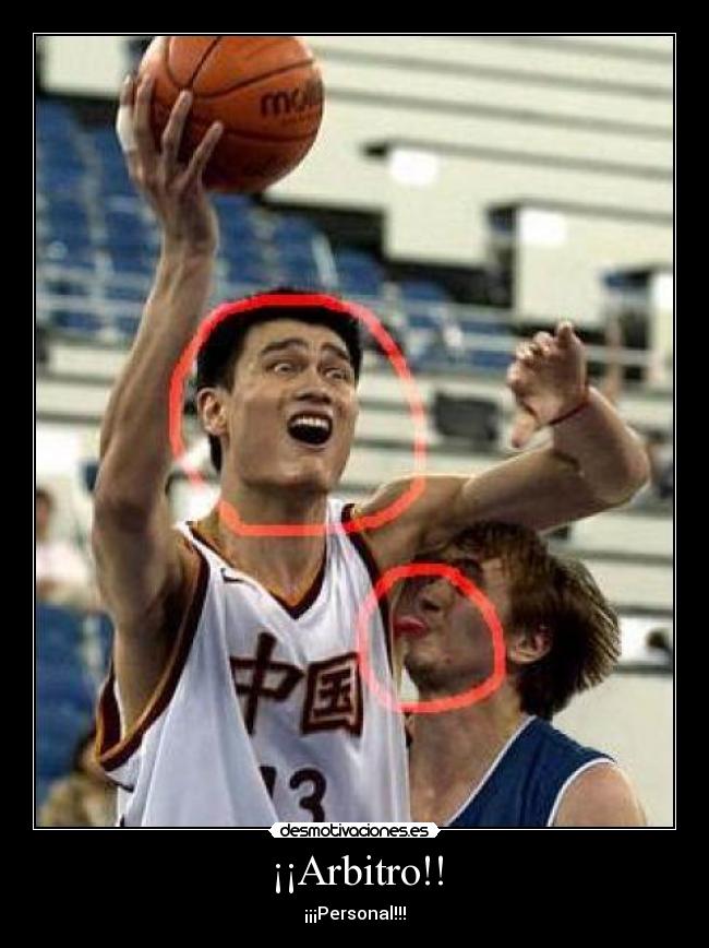 ¡¡Arbitro!! - ¡¡¡Personal!!!