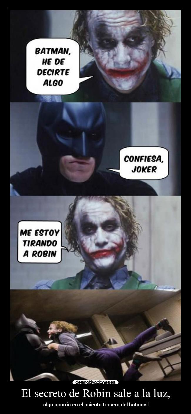 El secreto de Robin sale a la luz, -