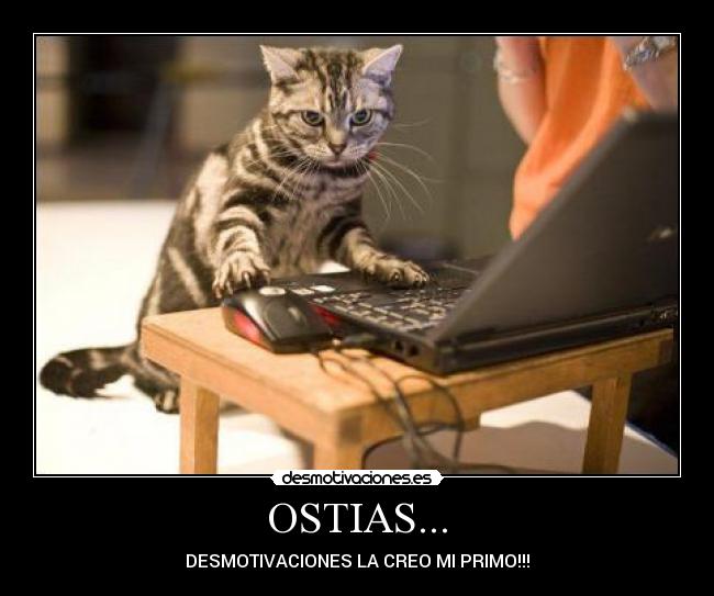 OSTIAS... - DESMOTIVACIONES LA CREO MI PRIMO!!!