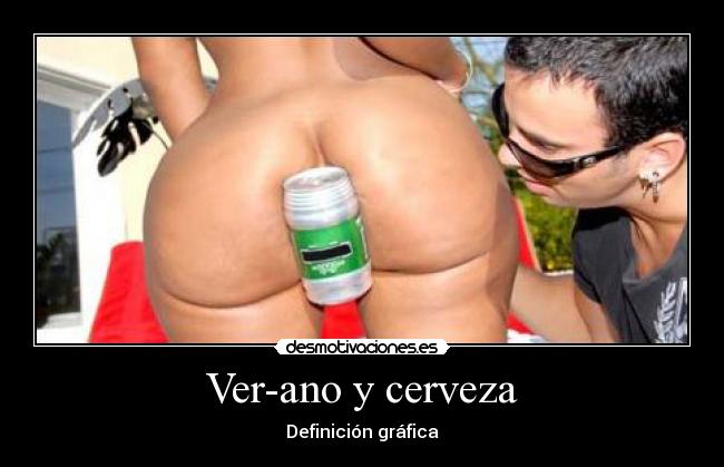 Ver-ano y cerveza - Definición gráfica