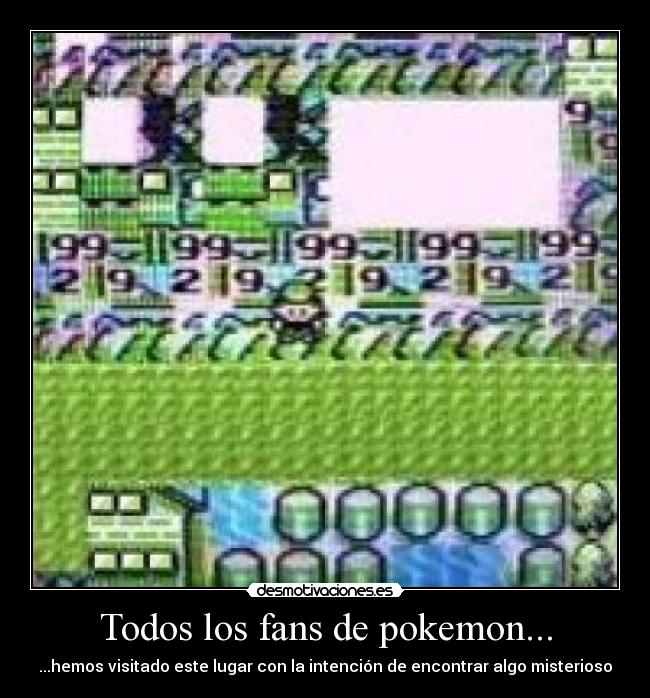 Todos los fans de pokemon... -