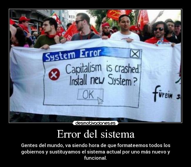 Error del sistema -