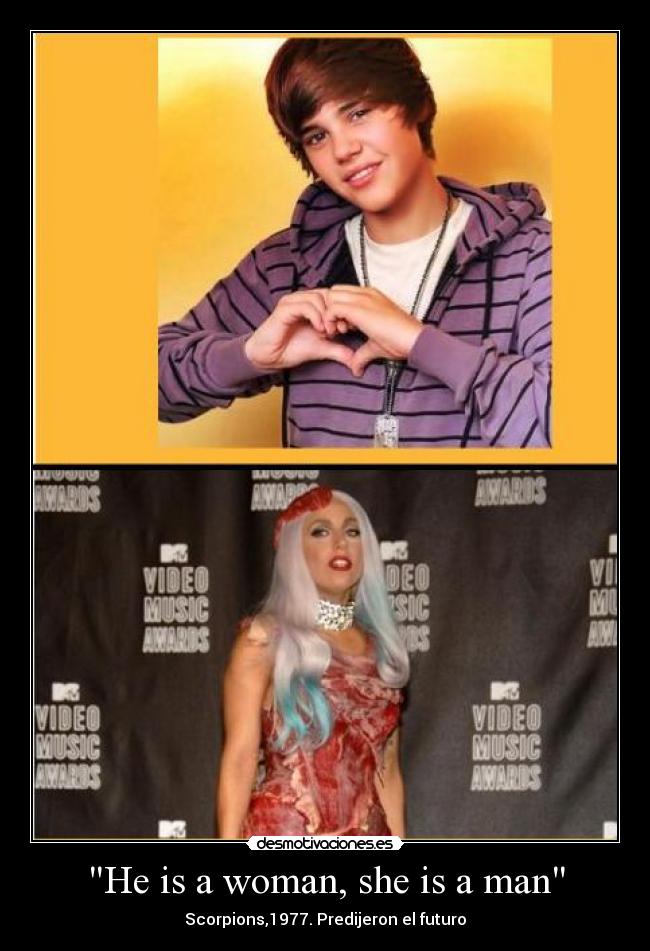 He is a woman, she is a man -