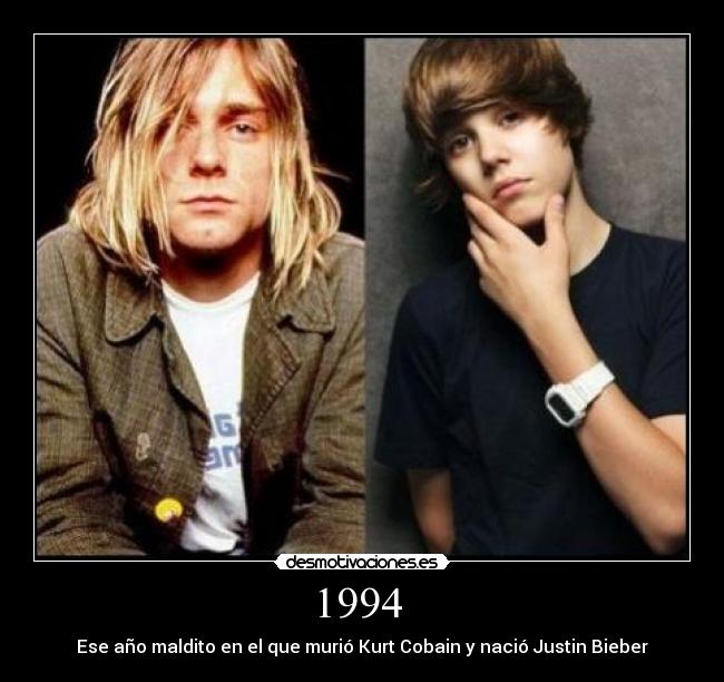 1994 - Ese año maldito en el que murió Kurt Cobain y nació Justin Bieber