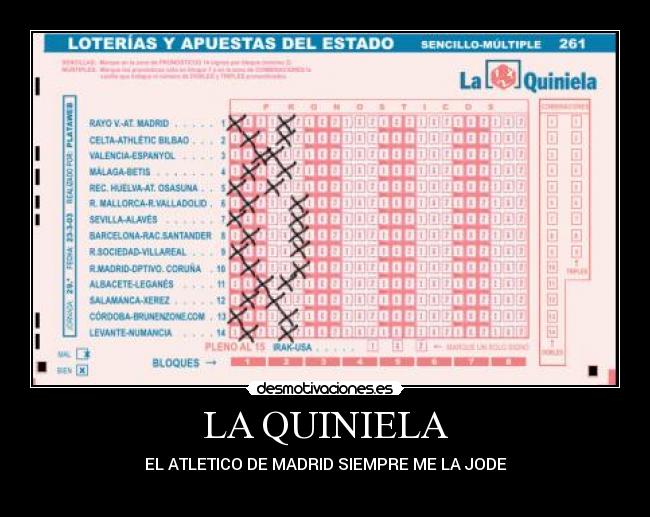 LA QUINIELA - 