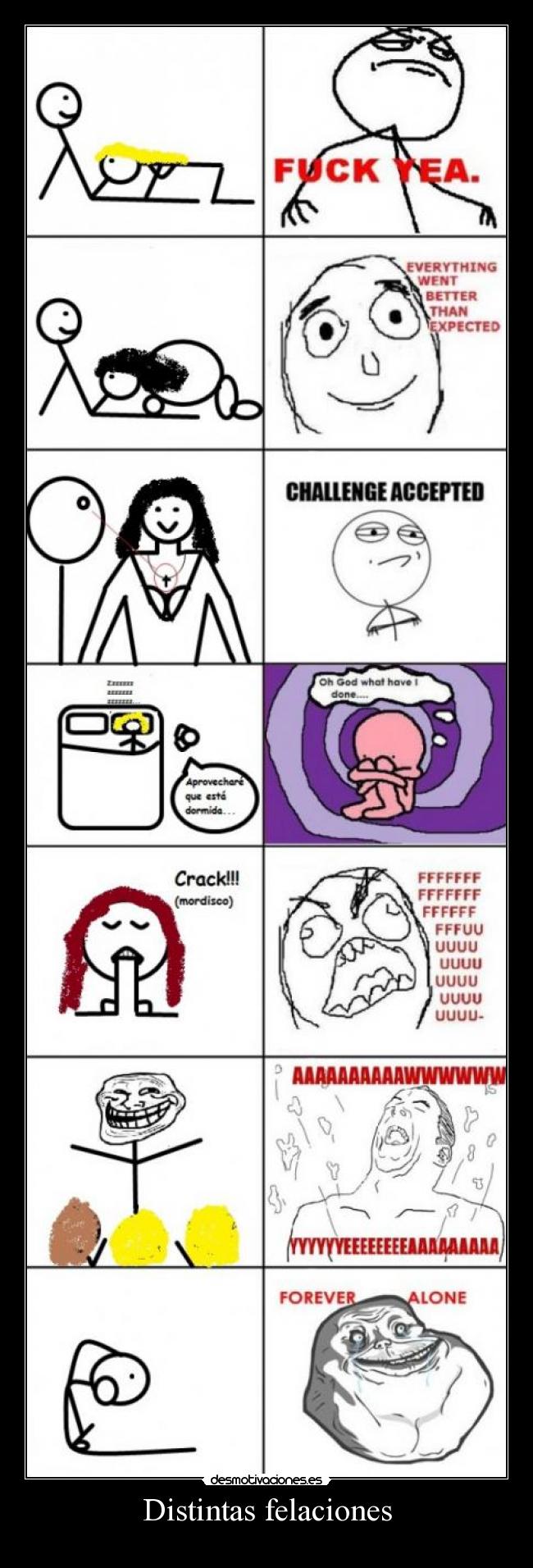 Distintas felaciones -