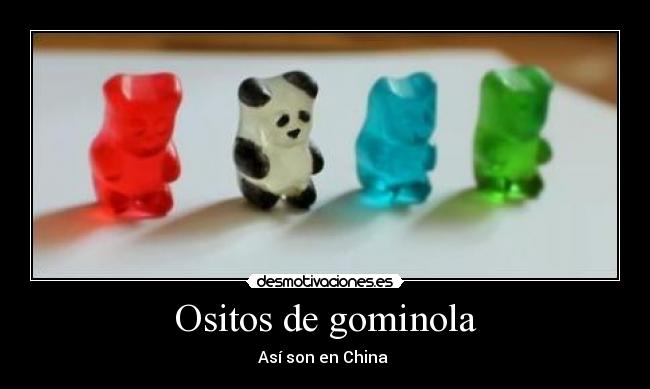 Ositos de gominola -