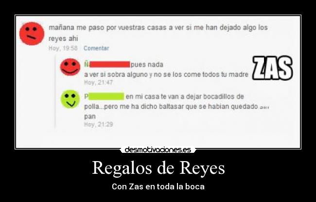 Regalos de Reyes - Con Zas en toda la boca