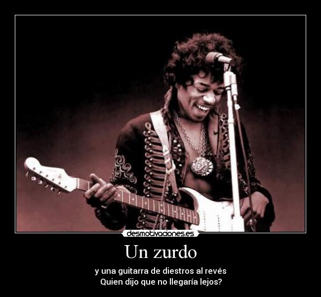 carteles jimi hendrix stratocaster fender zurdos the best rock blues desmotivaciones