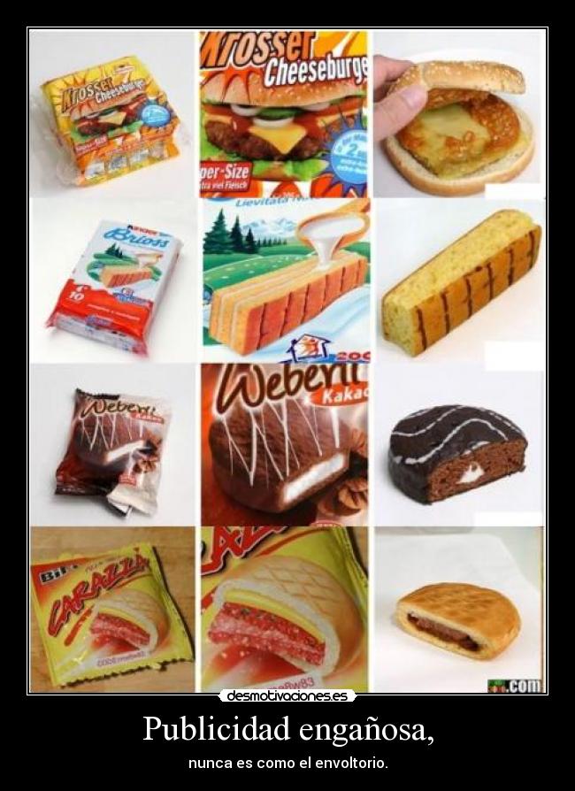 Publicidad engañosa, -