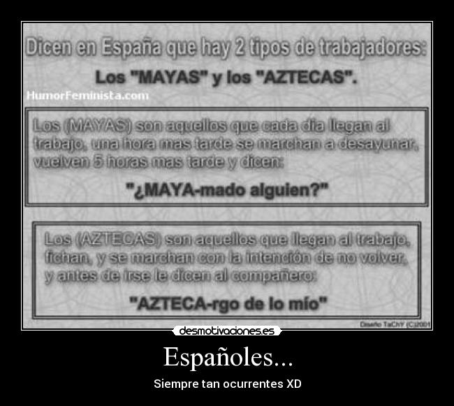 Españoles... - 