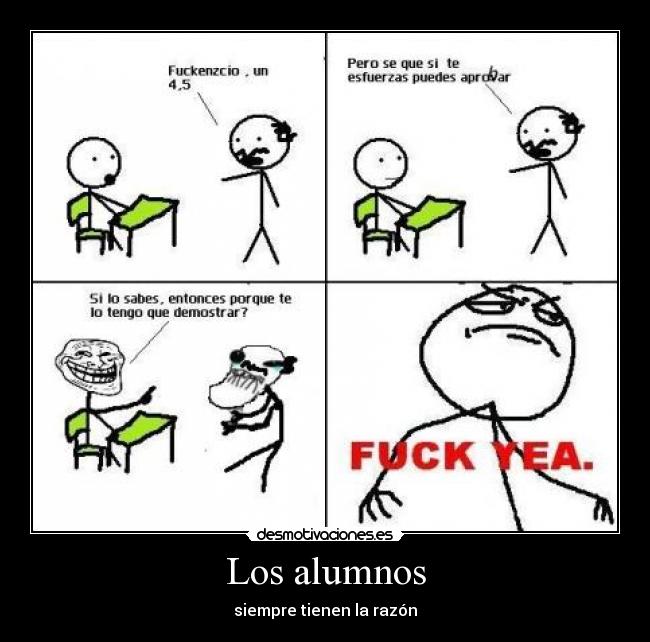 Los alumnos -