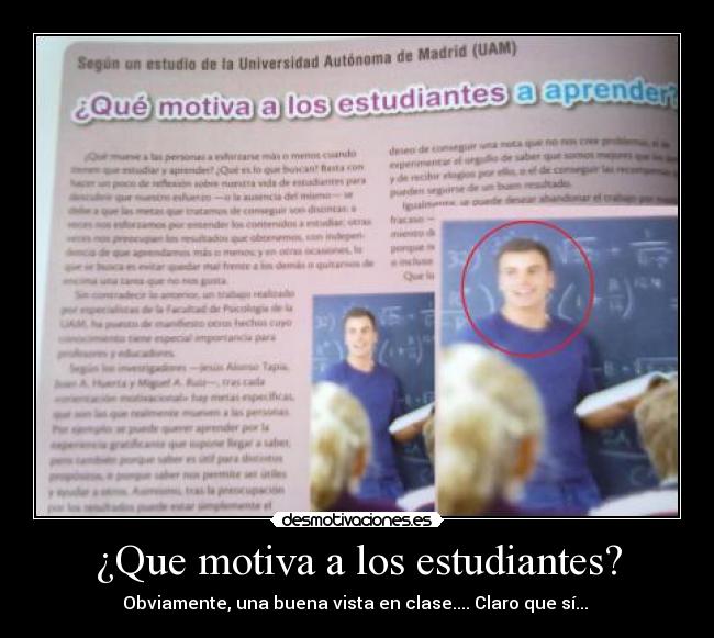 carteles estudiantes motivaciones desmotivaciones