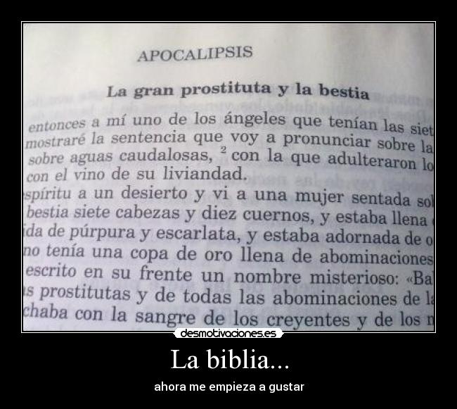 La biblia... - 