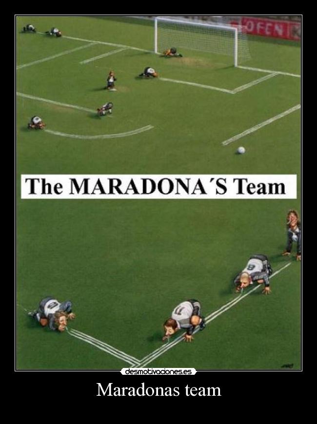 Maradonas team -