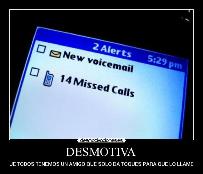 DESMOTIVA -