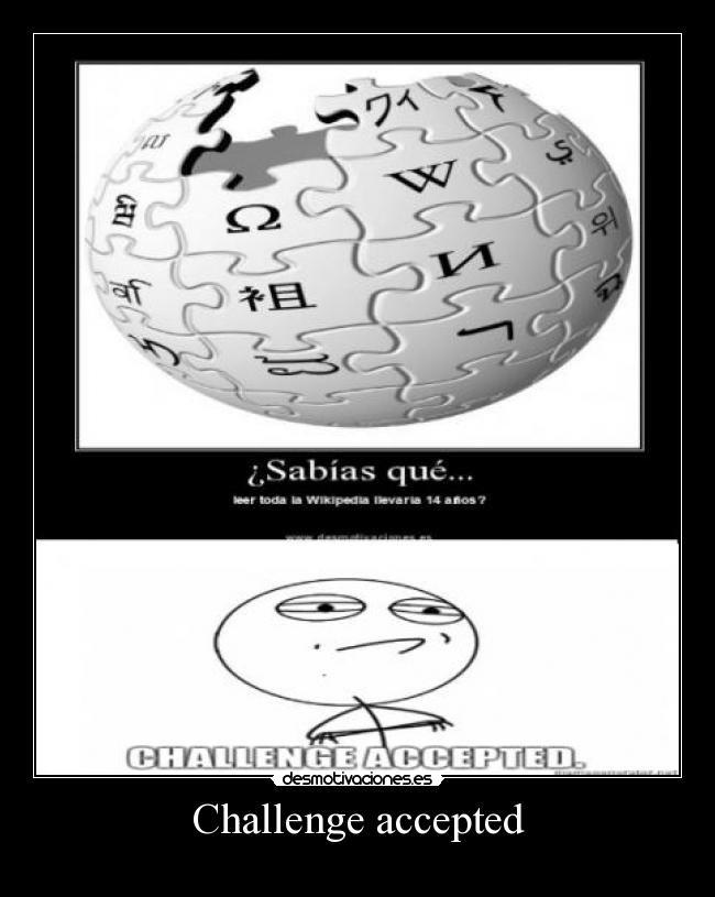 Challenge accepted -