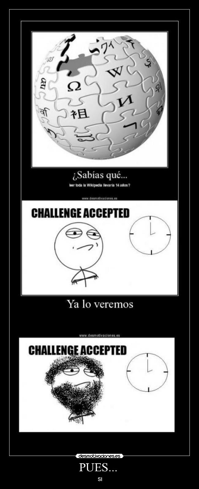 carteles challenge accepted alex los simpson desmotivaciones