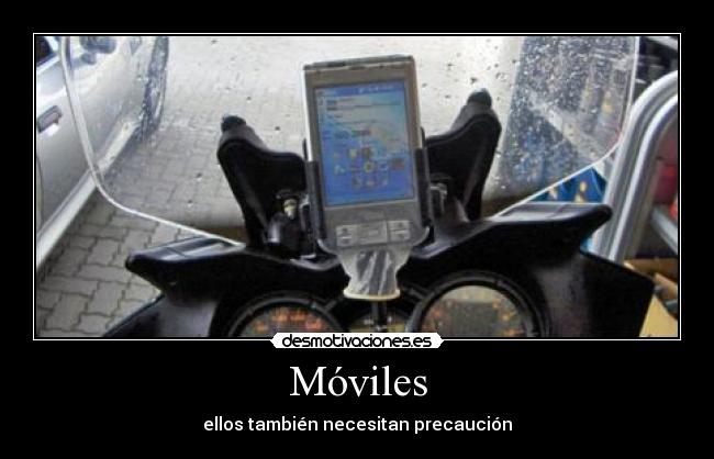 Móviles - ellos también necesitan precaución