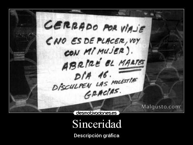 Sinceridad -