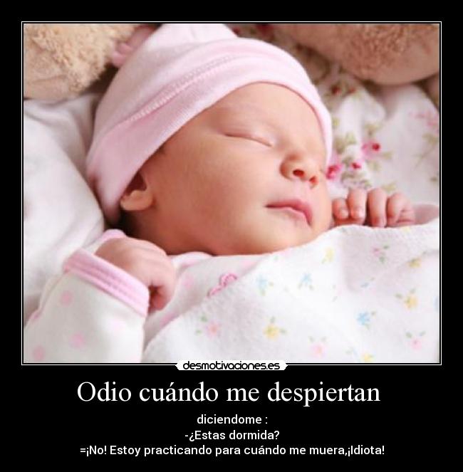 carteles odio dormir desmotivaciones