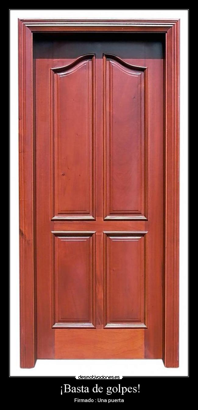 ¡Basta de golpes! -