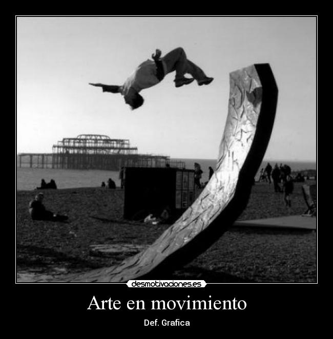 carteles arte parkour desmotivaciones