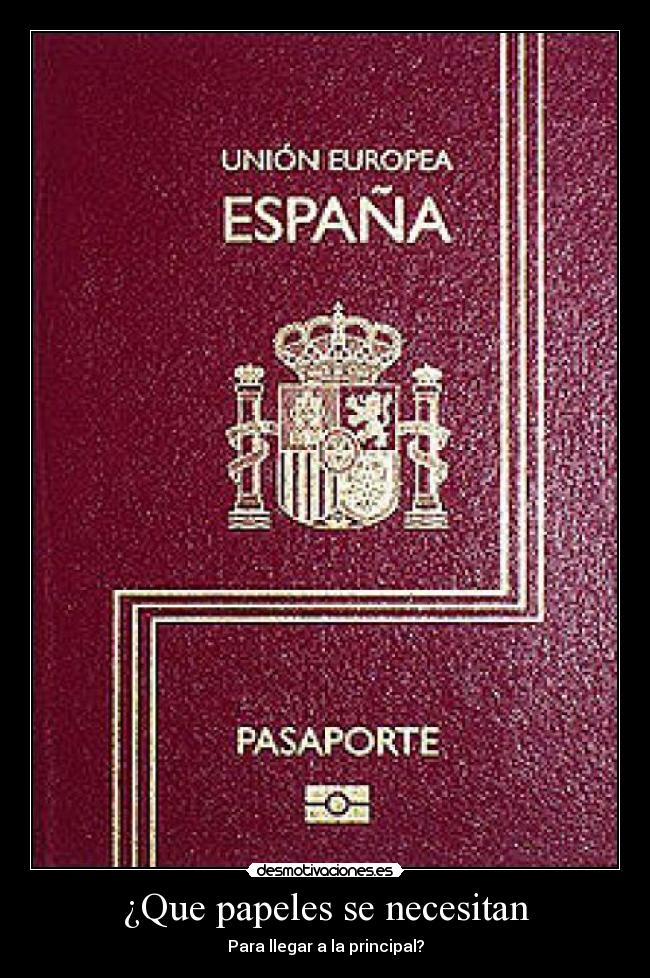 ¿Que papeles se necesitan -