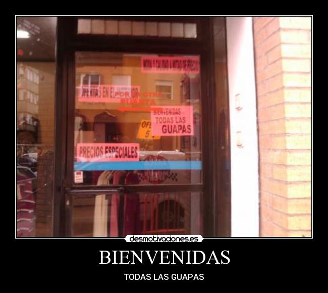 BIENVENIDAS - 