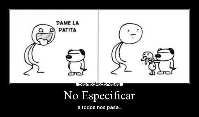 No Especificar -