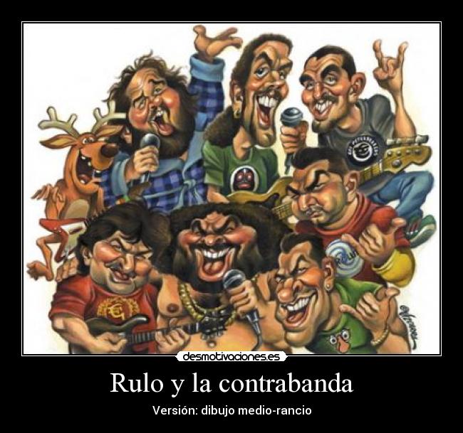 Rulo y la contrabanda - Versión: dibujo medio-rancio