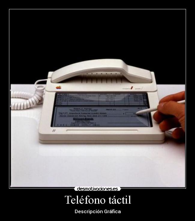 Teléfono táctil - Descripción Gráfica