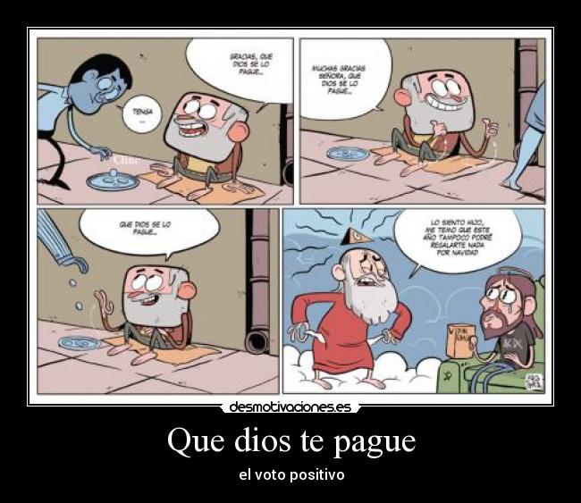 Que dios te pague -
