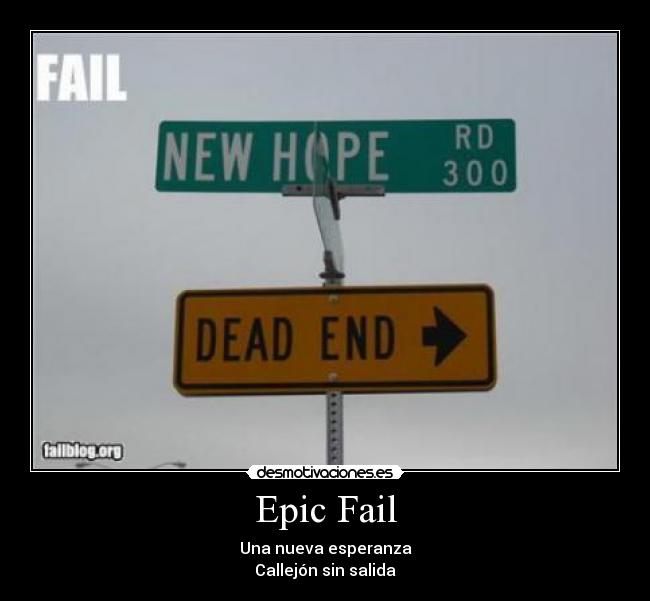 Epic Fail -