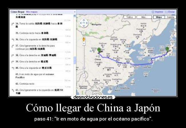 Cómo llegar de China a Japón - 