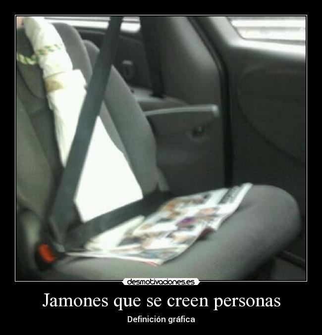 Jamones que se creen personas -