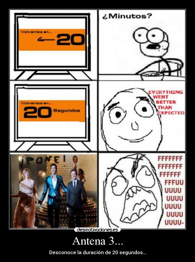 carteles antena3 anuncios fffuuuu desmotivaciones